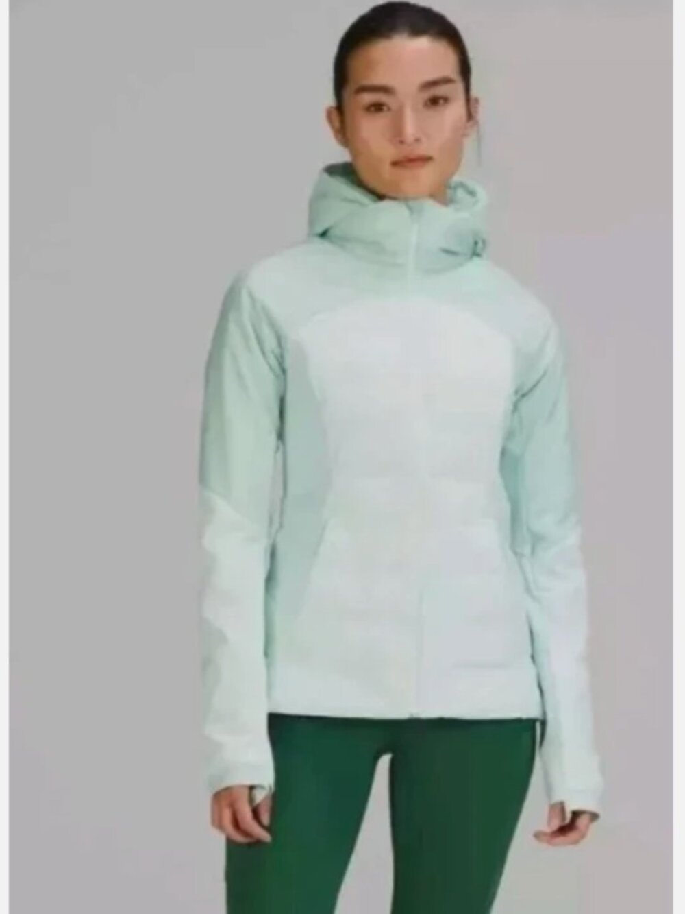 Lululemon Women’s Down For It All Jacket Size 4 Mint Green